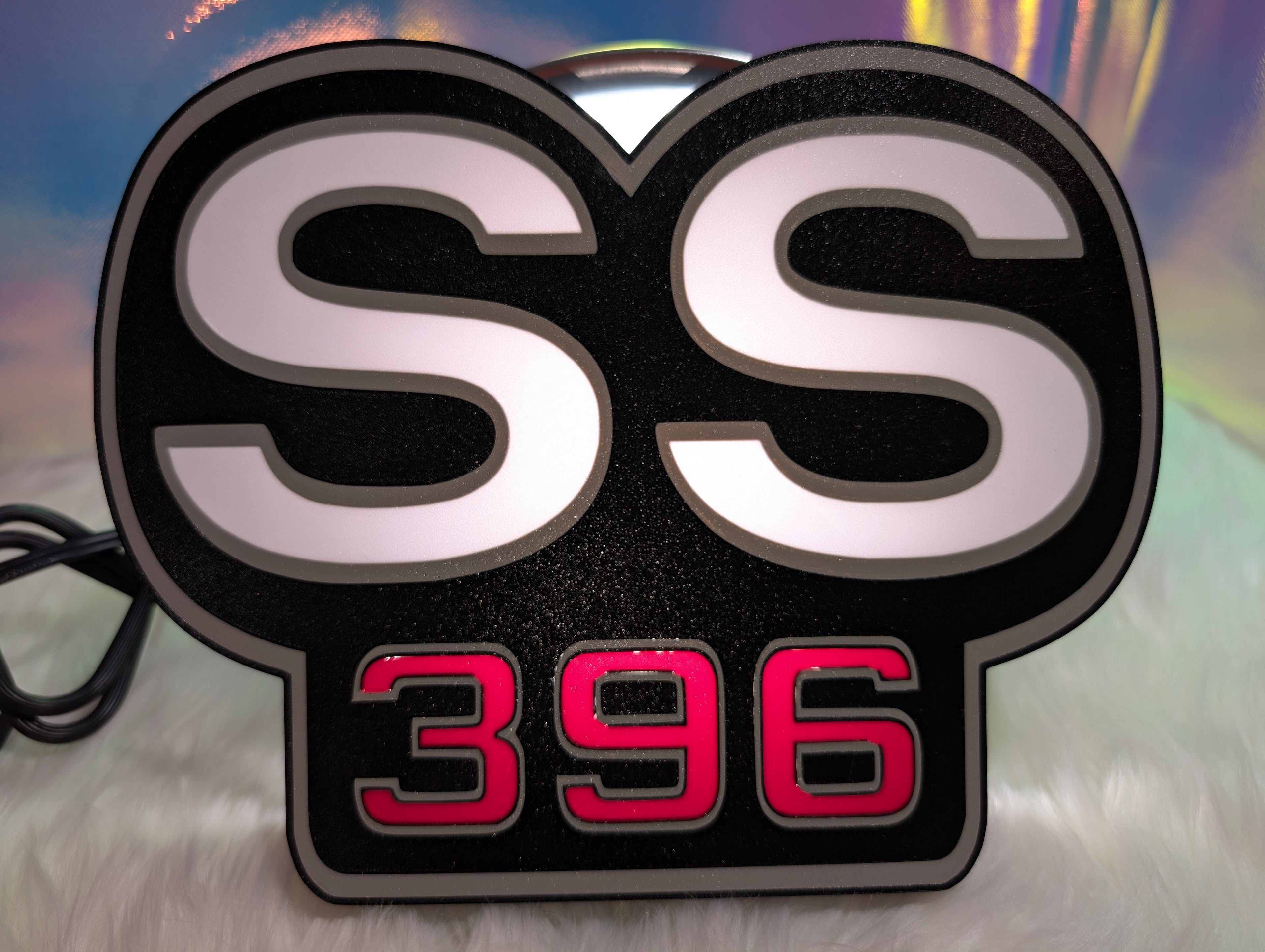 SS 396 3D printed lightbox