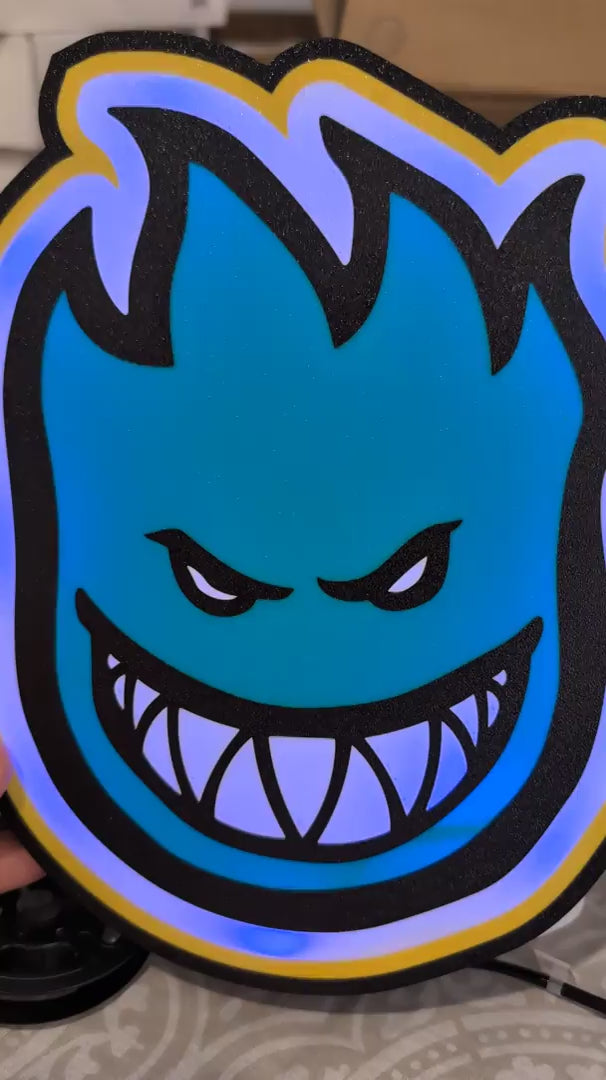 Flame Face 3D Printed LightBox