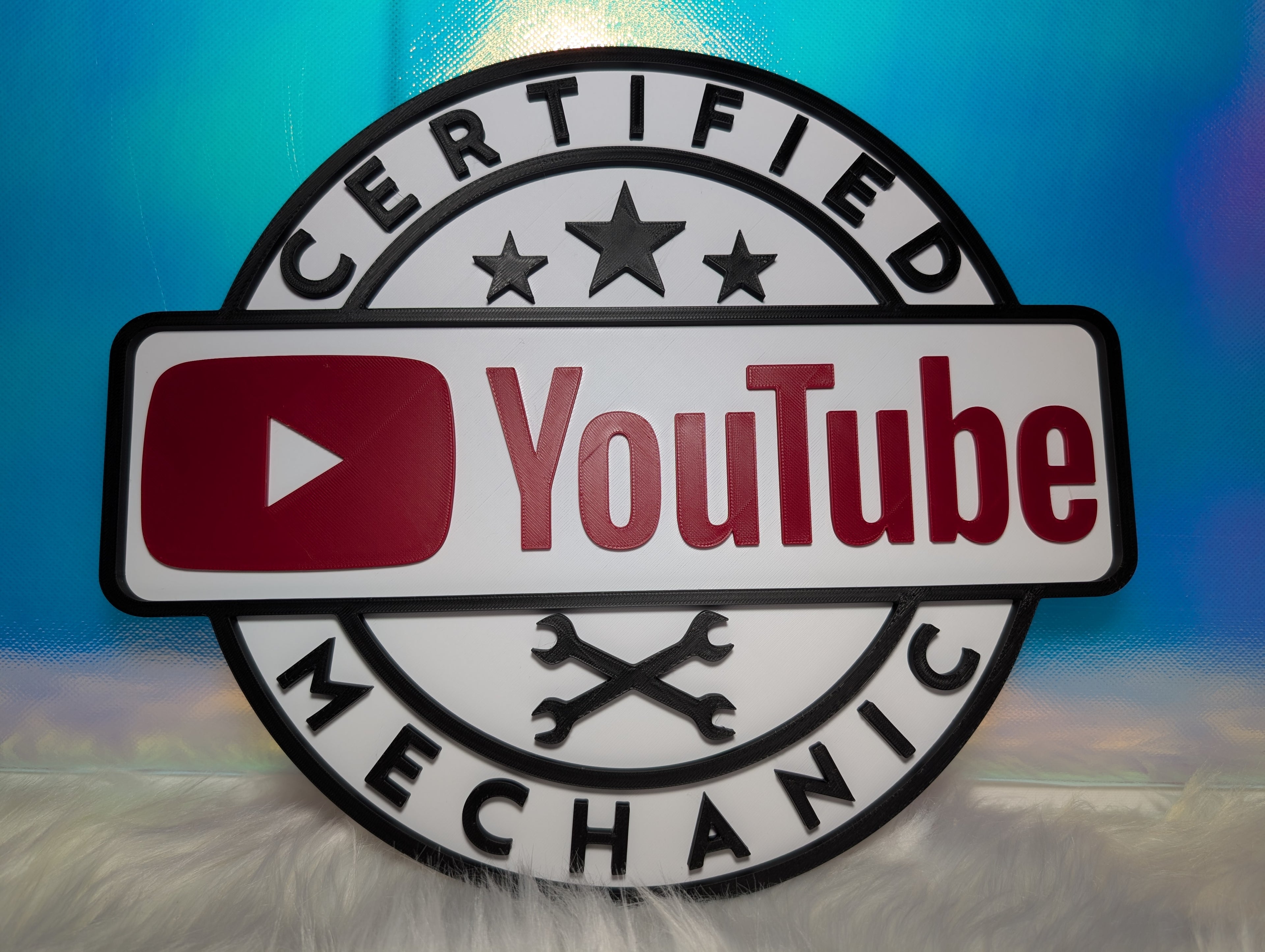 YouTube Certified Mechanic Sign